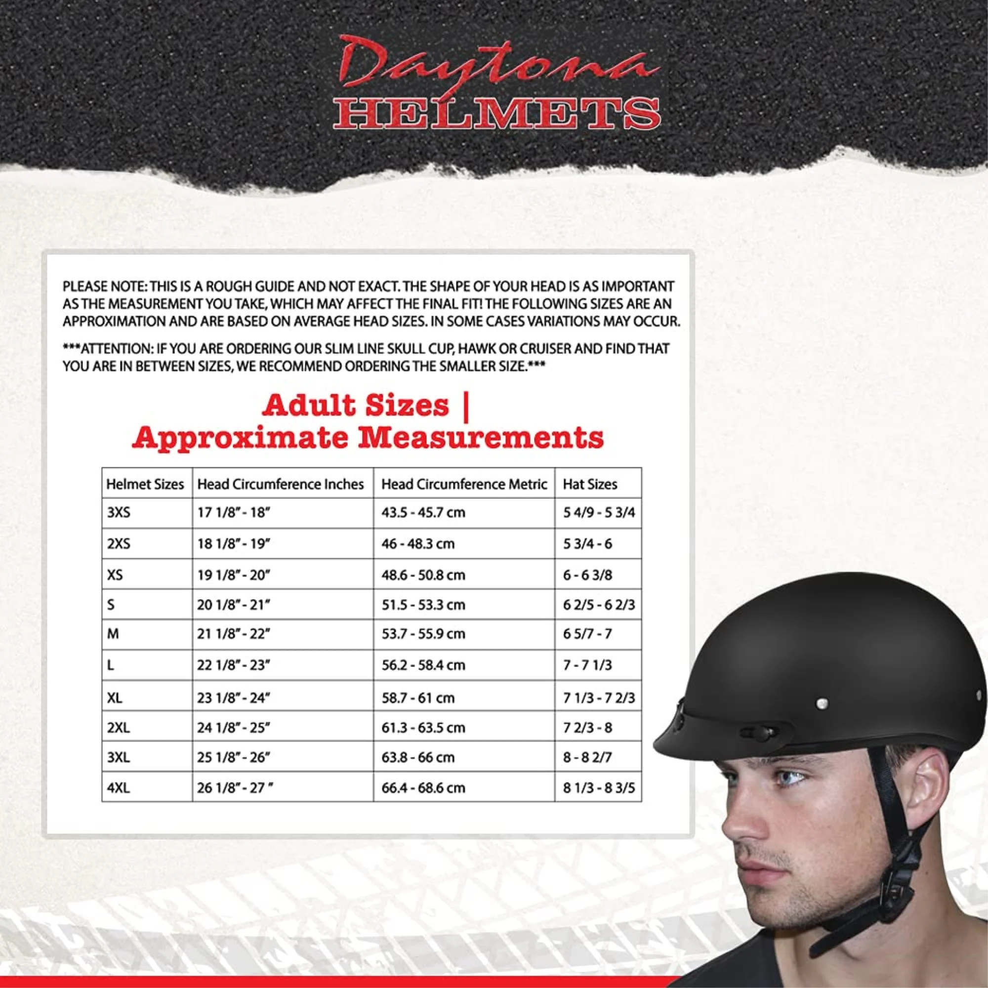 Daytona Helmets &a;#34;Leading The Way In Quality Headgear&a;#34; Daytona Helmets Half Skull Cap Motorcycle Helmet - DOT Approved [Dull Black] [XL] [W/Visor]