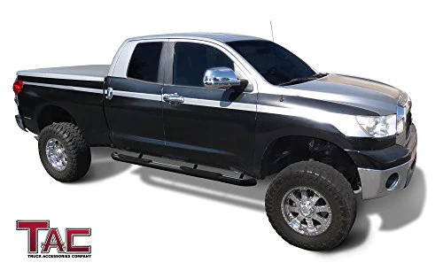 TAC TRUCK ACCESSORIE TAC Side Steps Fit 2007-2021 Toyota Tundra Double Cab Truck Pickup 3