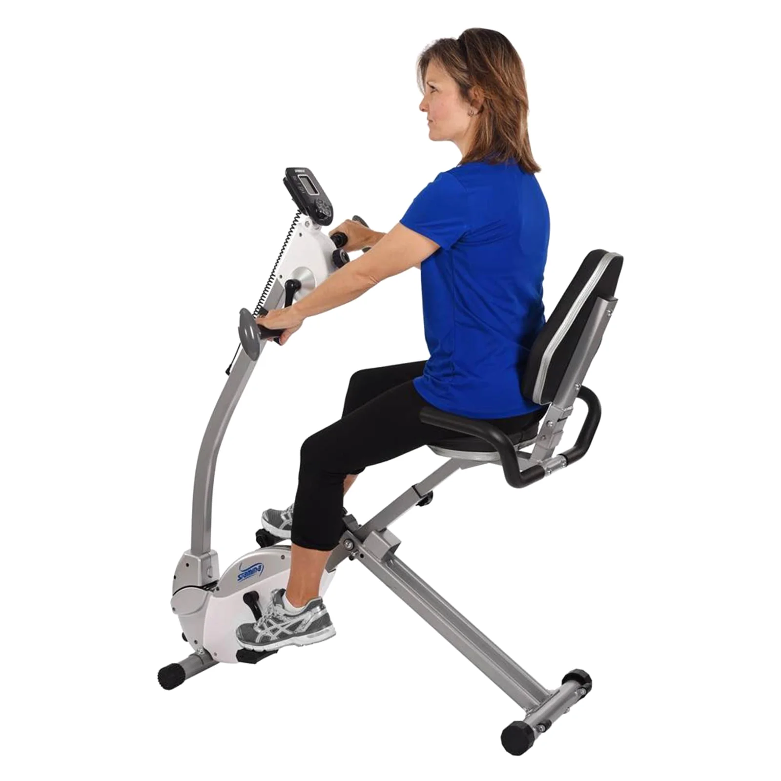 Stamina 15-0340 Recumbent Exercise Bike with Upper Body Exerciser