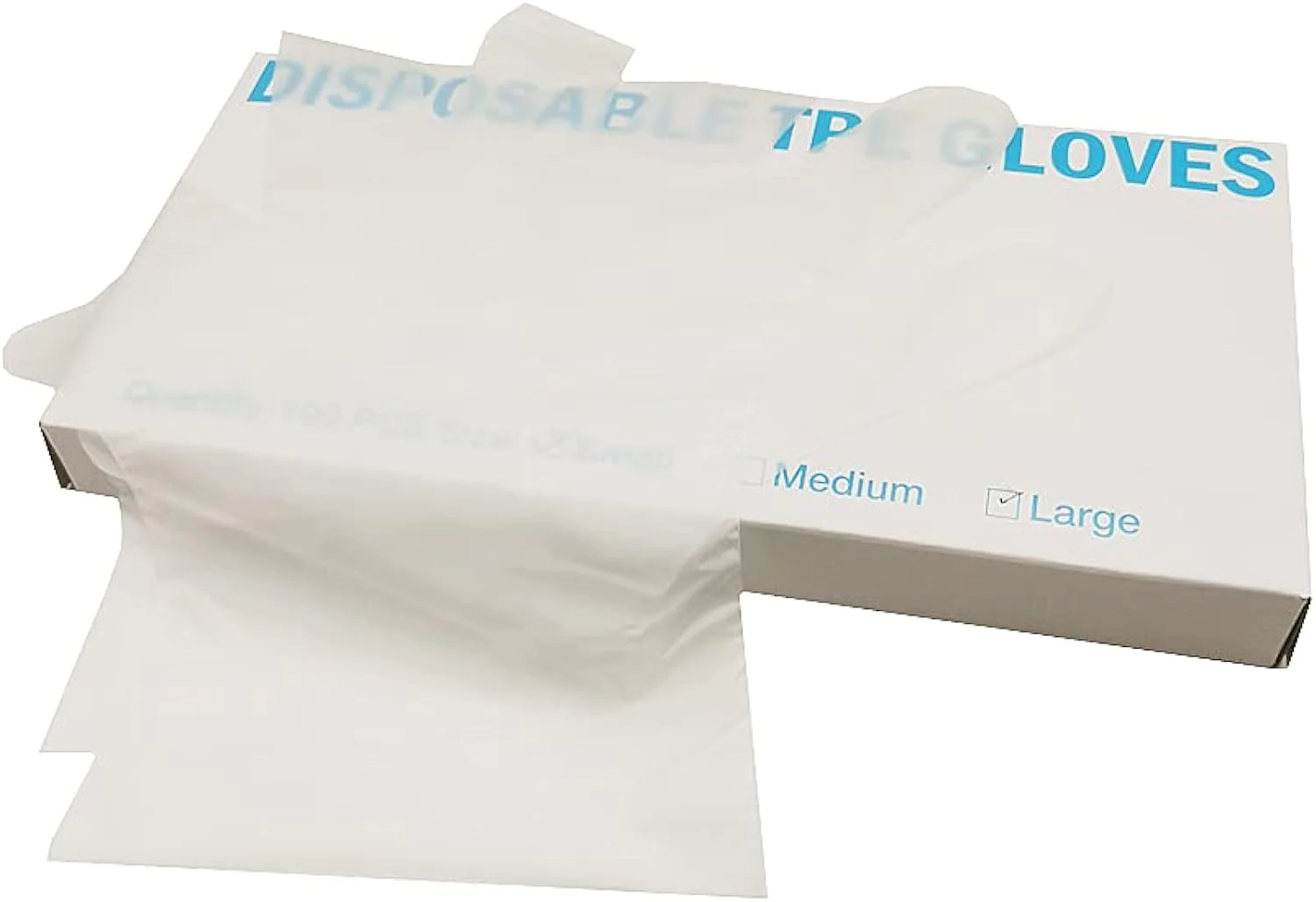 Generic Disposable gloves extra thick TPE (100pcs) protection is stretched micro-elasticity, gloves for cooking, cleaning, food process