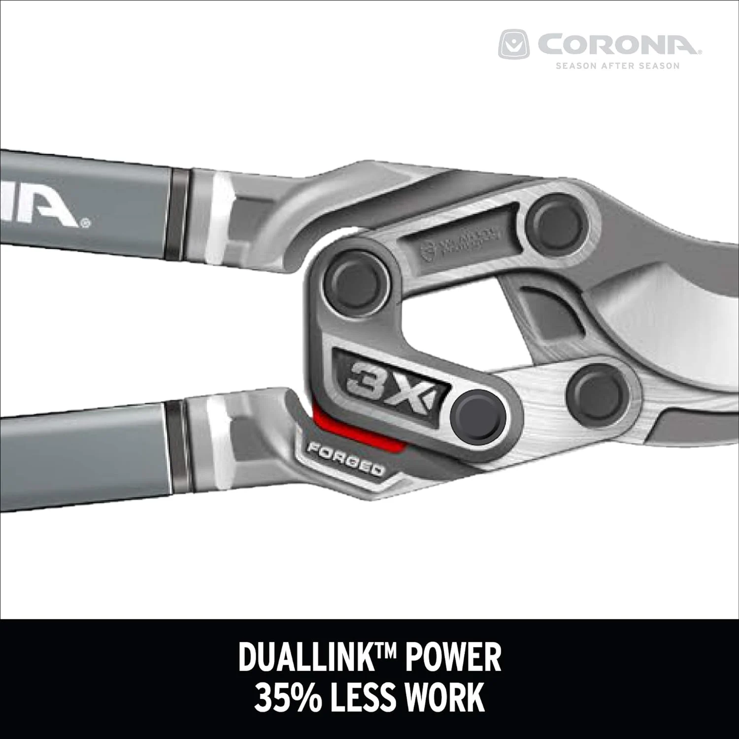 Corona Clipper Corona Tools | 33-inch Branch Cutter DualLINK MAXFORGED Bypass Loppers | Tree Trimmer Cuts Branches up to 2-inches in Diameter