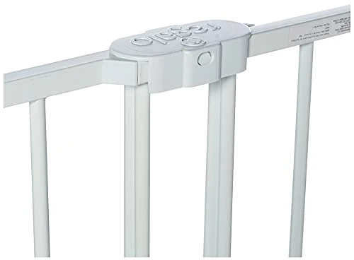 Regalo 2-in-1 Extra Wide Stairway and Hallway Walk Through Baby Safety Gate with Mounting Kit , White , 1 Count (Pack of 1)