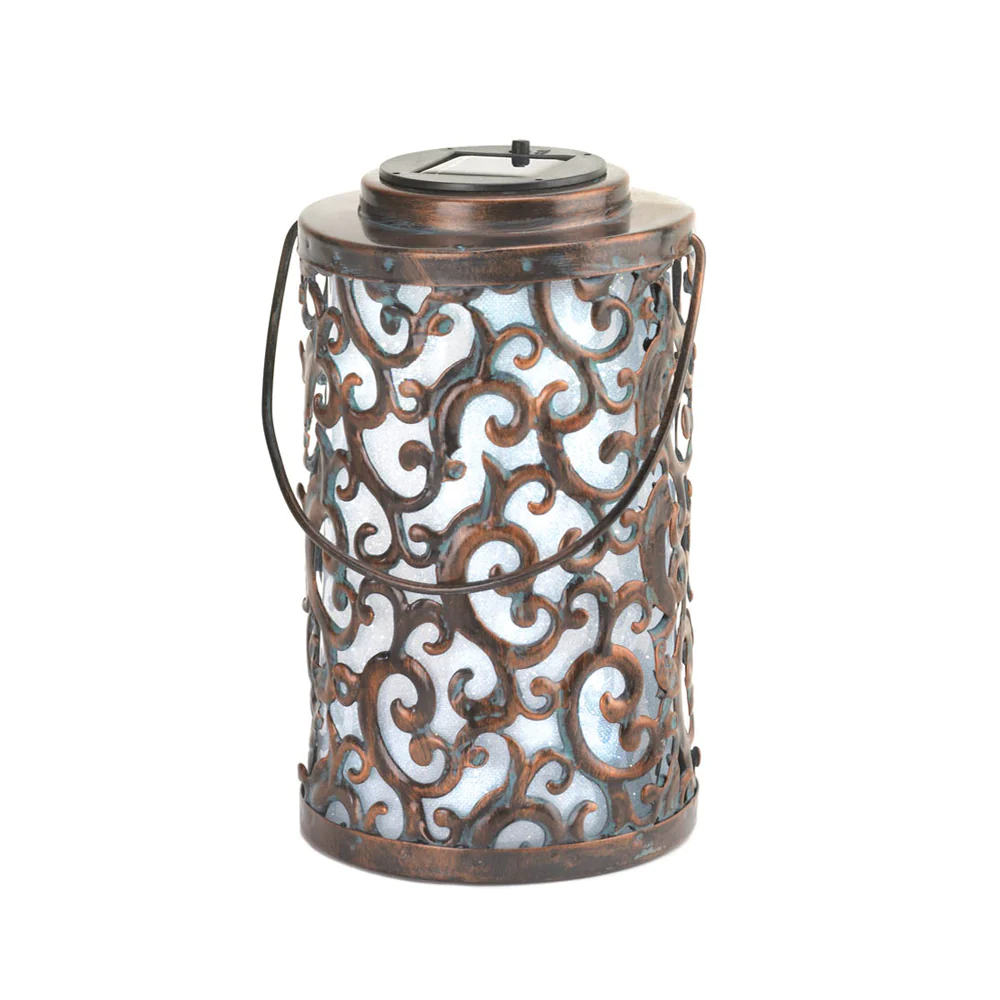 Summerfield Terrace Zingz and Thingz Garden Gate Solar Lantern Camping Lantern, New