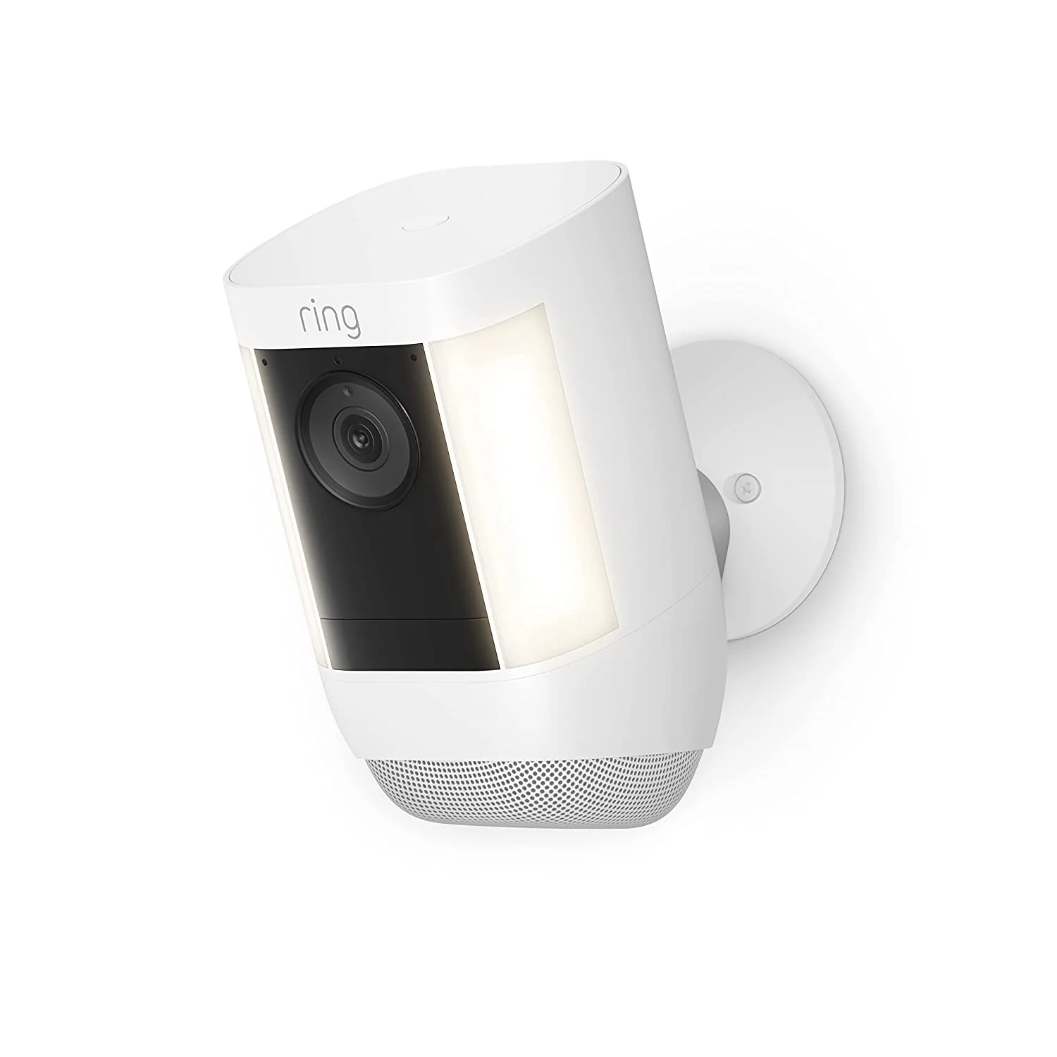 Ring Spotlight Cam Pro Outdoor Wireless 1080p Battery Surveillance Camera - White