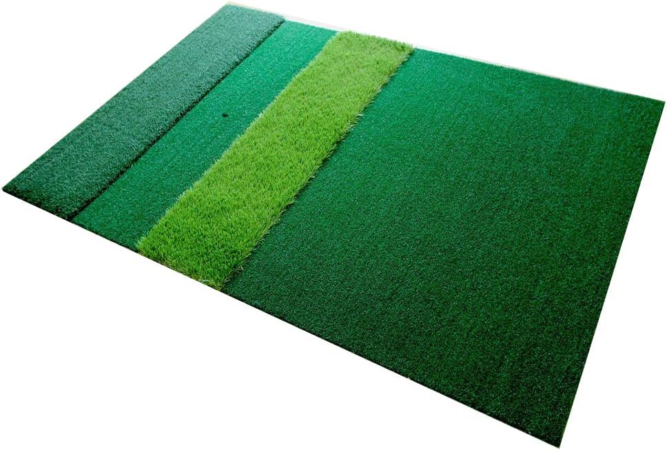 Cimarron Sports Ultimate Inside/Outside Versatile 3 Turf Home Golf Mat Practice Training Aid, 4 x 6 Feet