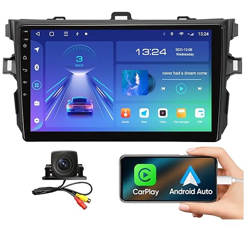 AINAVITO 9 Inch 5g WiFi 8 core 1280 * 720 Resolution car Stereo Radio for Toyota corolla 2009-2012 with carplay Android Auto Android 120