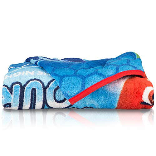 Franco Kids Bedding Super Soft Micro Raschel Throw, 46 in x 60 in, PJ Masks