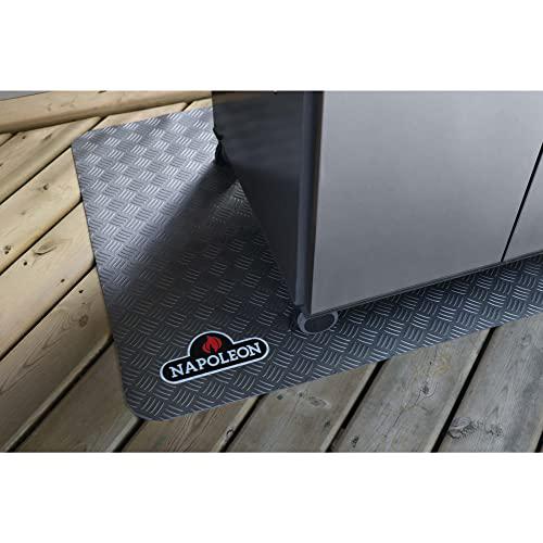 napoleon 68001 mat grill accessory, grey
