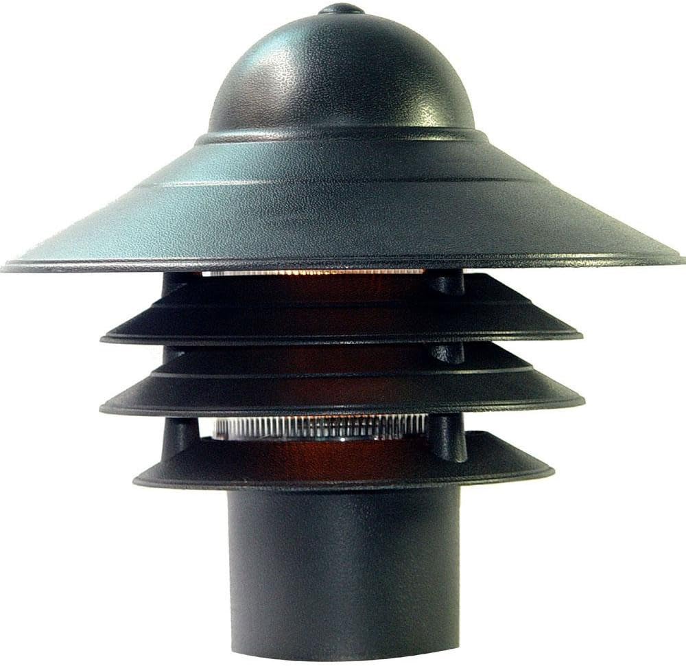 Acclaim Lighting 87BK Mariner Collection 1-Light Post Mount Outdoor Light Fixture, Matte Black