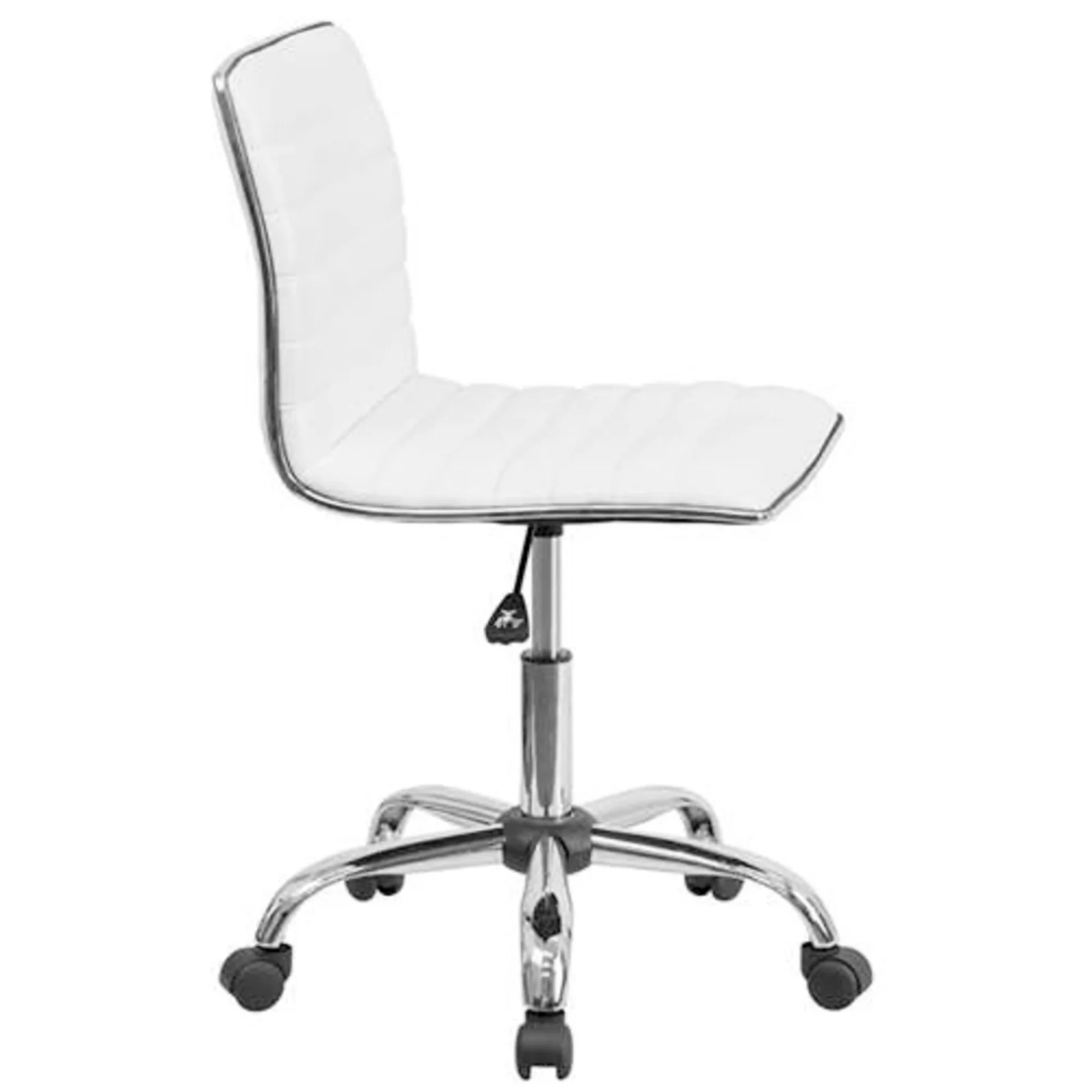 Flash Furniture Ribbed Swivel Office Chair - White