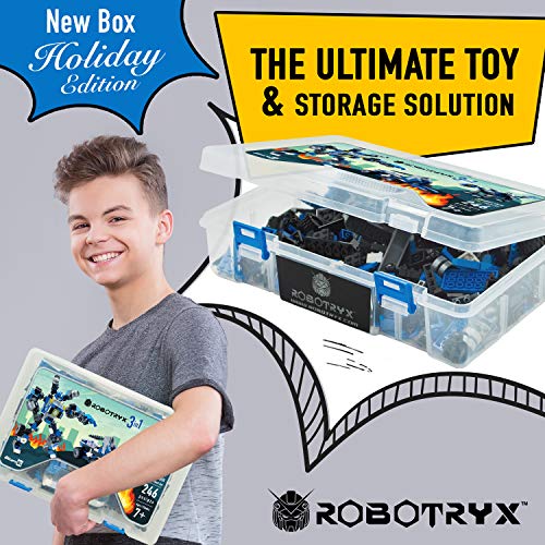 JitteryGit Robot STEM Toy Figure | 3 in 1 Fun Creative Set | Construction Building Toys for Boys and Girls Ages 6-14 Years Old | Best Toy G
