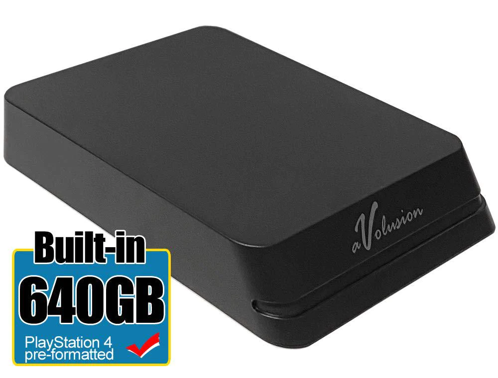 avolusion mini hddgear pro 640gb usb 3.0 portable external gaming hard drive (compatible with ps4)