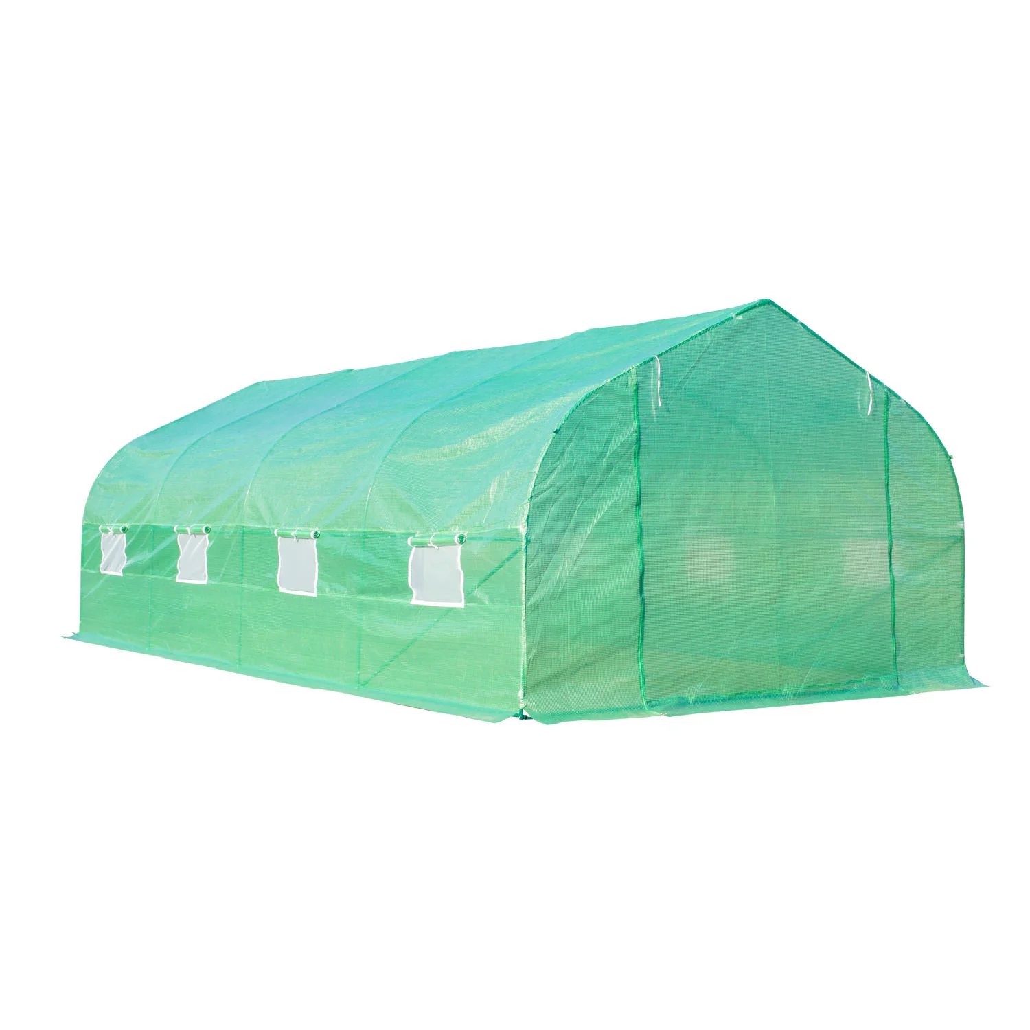 ConvenienceBoutique Outdoor Garden 20&s; x 10&s; x 7&s; Portable Walk-In Garden Greenhouse – Deep Green