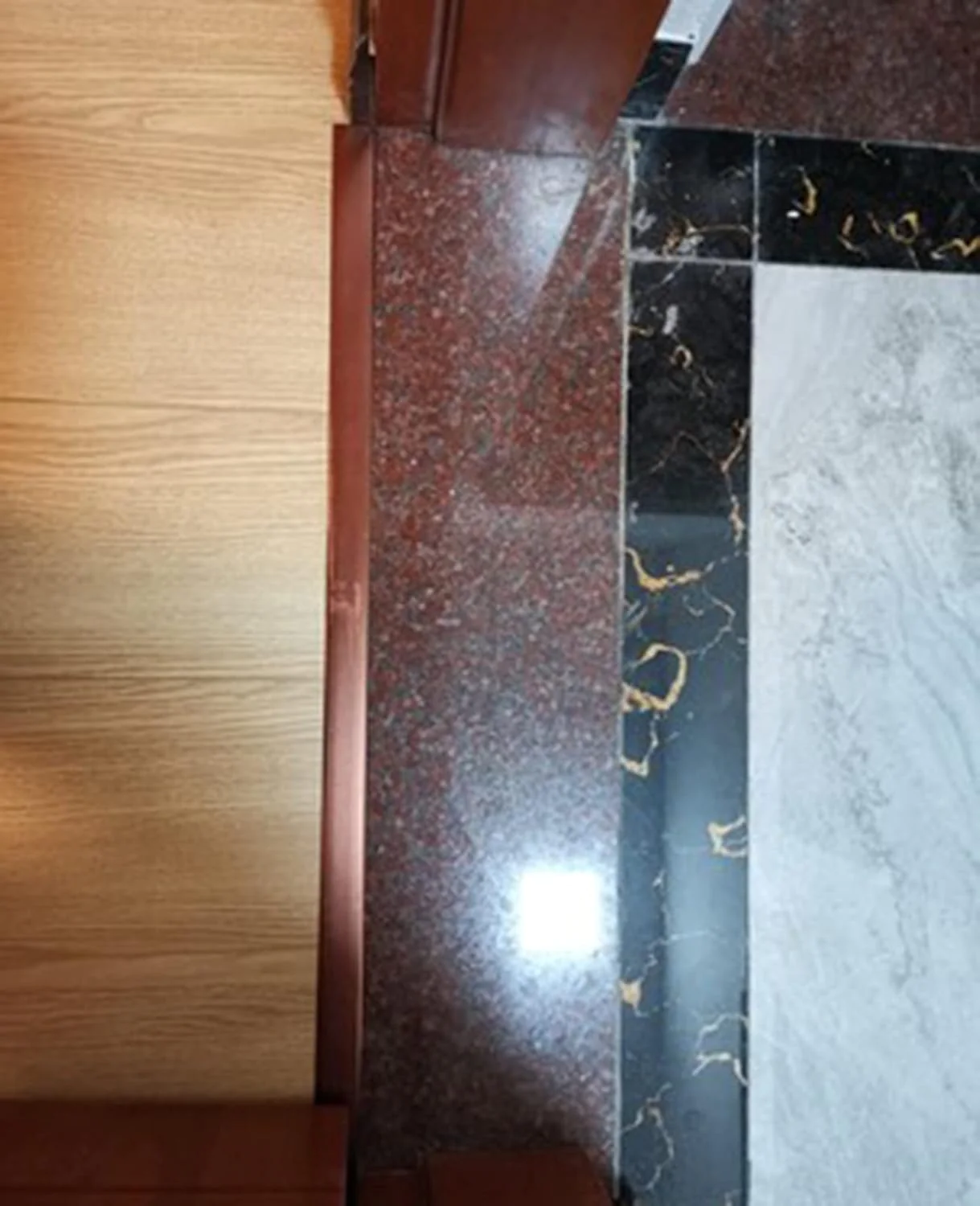 LSM Floor Transition Strip Black Metal, T Molding Carpet Edging Trim Wide 1cm/ 3cm/ 4cm, Large Gaps Cap Easy to Install, Waterproof
