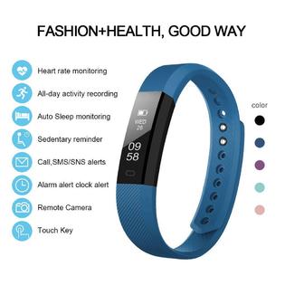 LETSCOM Fitness Tracker HR, Activity Tracker with Step Counter and Calorie Counter Watch Pedometer, Slim Hear BLUE