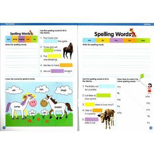 Good Grades First Grade Educational Workbooks - Set of 8 Books