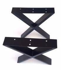 Alpha Furnishings Coffee Table Legs Metal Legs X-Shape Furniture Legs 16