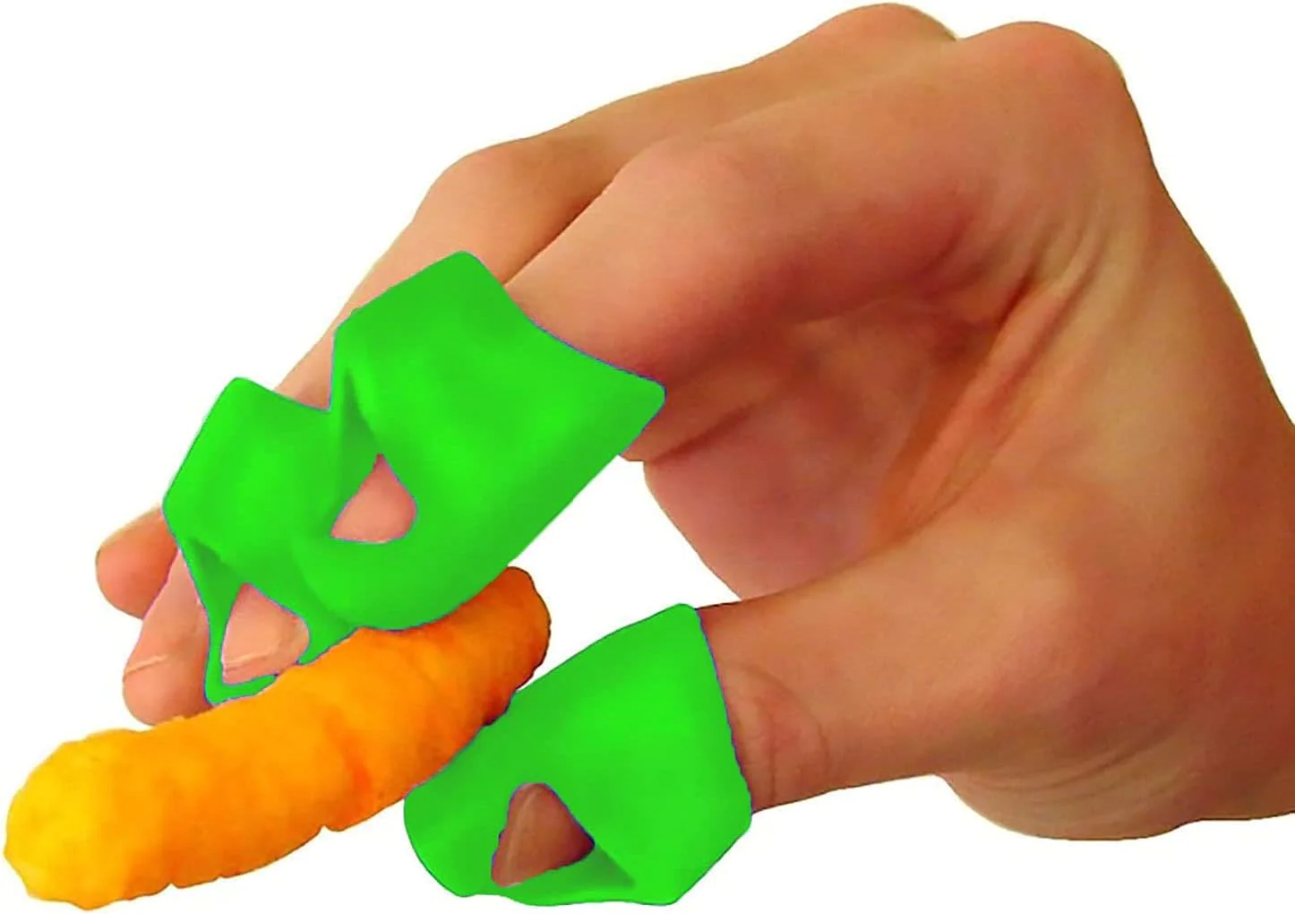 Generic Non-Stick Chip Fingers Tips, Finger Protectors, Finger Covers Protection, Finger Covers for Cheesy Food 3 pcs (Premium Gold)