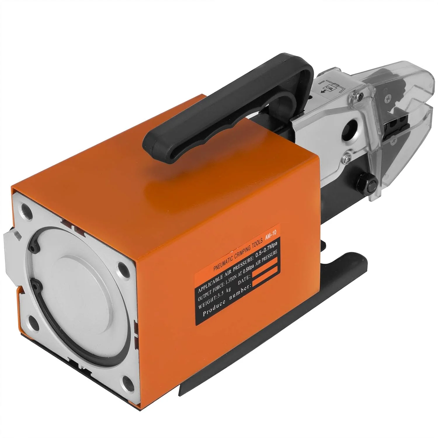 VEVOR Mophorn Pneumatic Crimping Tool Am-10, Air Powered Wire Terminal Crimping Machine Crimping Up To 16mm2, Pneumatic Crimper Pli…