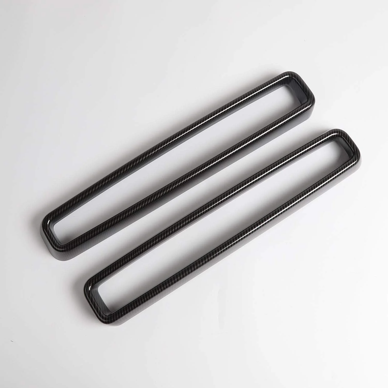 Voodonala041-fbm24 Voodonala for Challenger ABS Carbon Fiber Front Grille Inserts for 2015-2022 Dodge Challenger Accessories, 2pcs