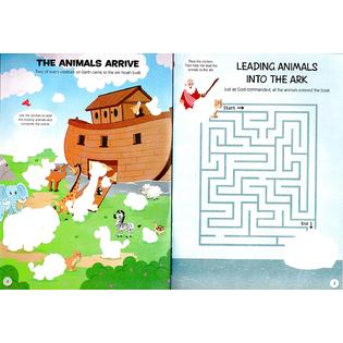 Bible Activity Jonah, Noah, Moses, Joseph, Jesus, David - Sticker Book Over 80 Stickers (Set