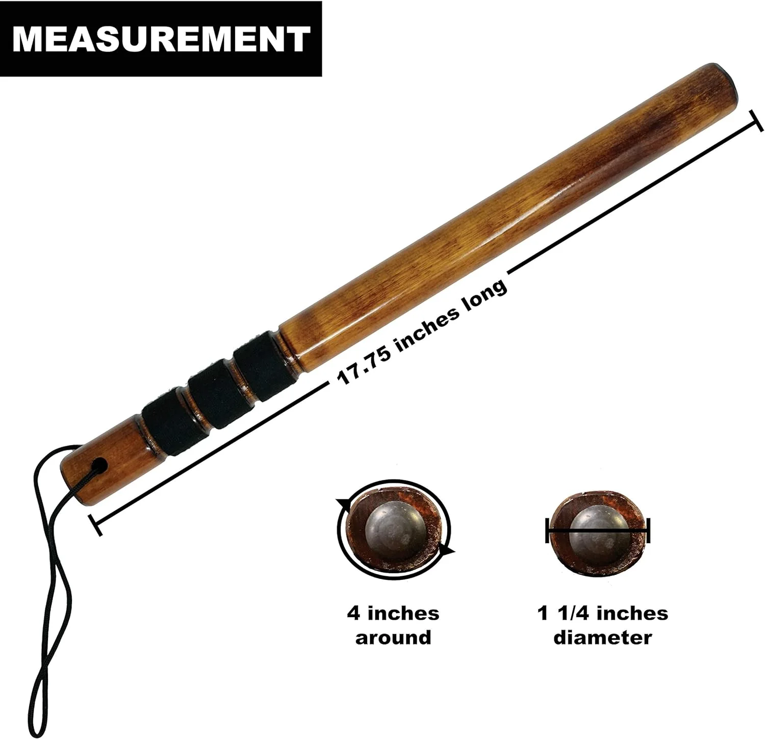 Sparse Products Big Rig Defense: Hickory Stick Tire Thumper - Fish Bat Tire Knocker - Truckers Tool for Checking Tire Pressure - Weighted Stick