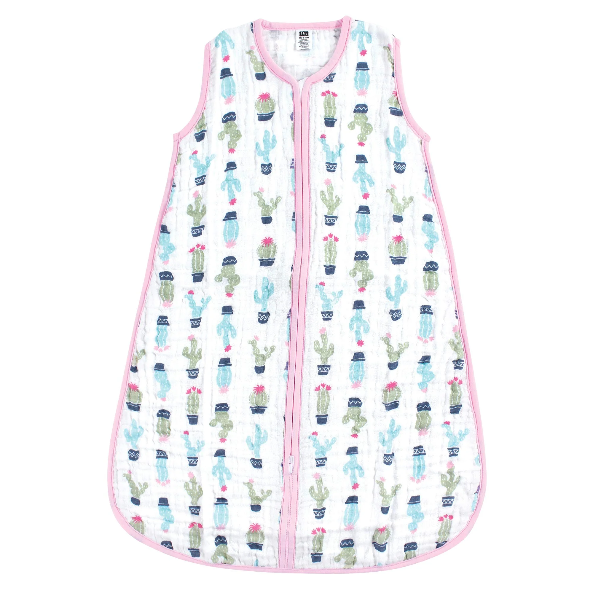 Hudson Baby Unisex Baby Muslin cotton Sleeveless Wearable Sleeping Bag, Sack, Blanket, gray Stars, 18-24 Months