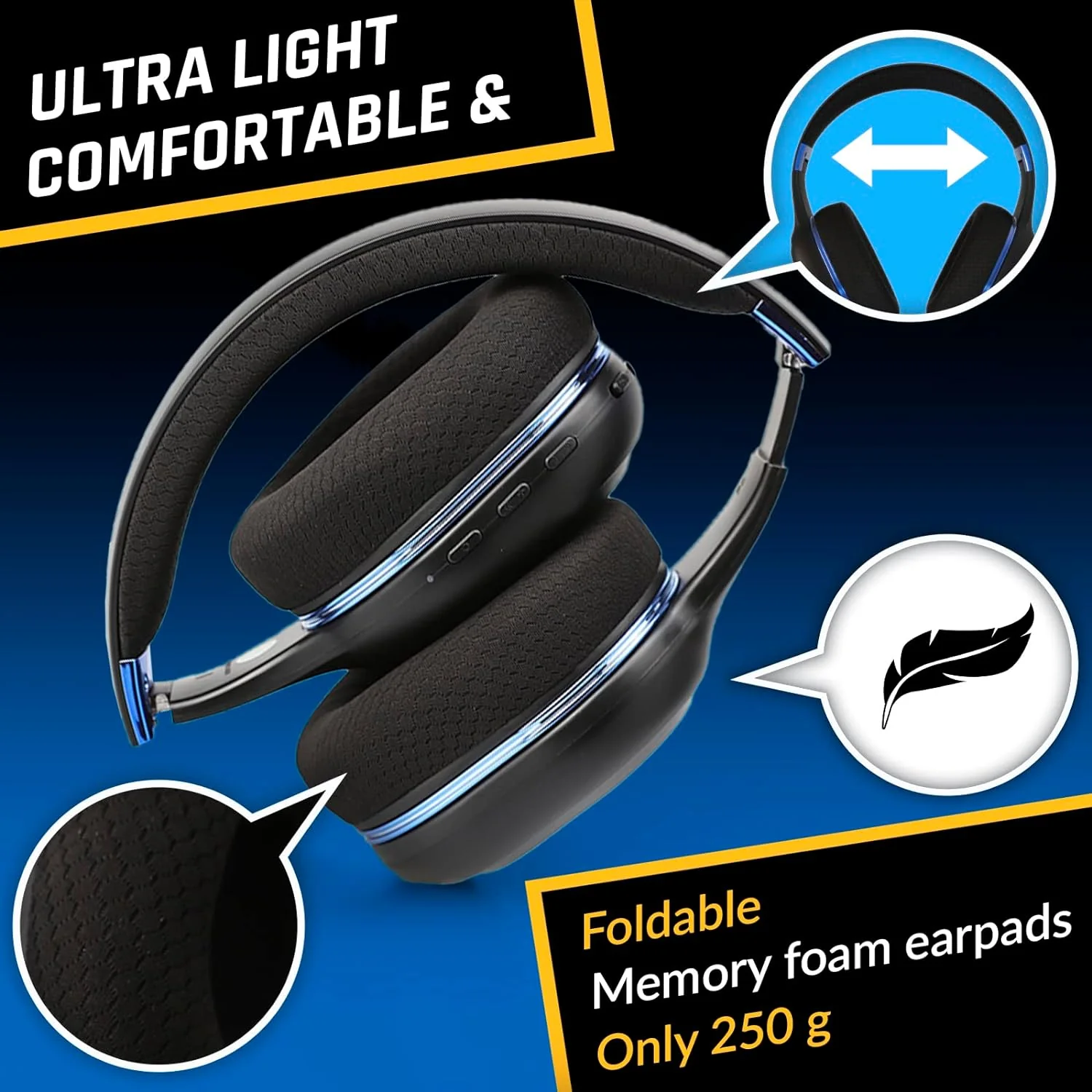 GCP Products Lynx - 2023 - Wireless Gaming Headset Ps4 Ps5 Switch Pc - Long Lasting Battery + Ultra Low Latency + 3D Vibrations + Rgb - Li…