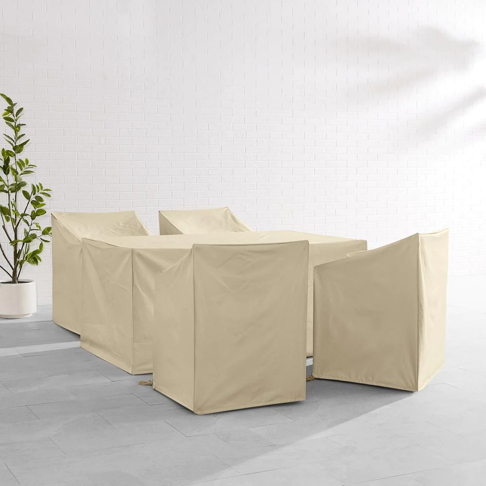 Crosley 5Pc Outdoor Dining Furniture Cover Set