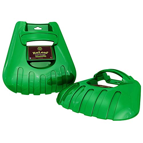 GARDEASE ReLeaf Leaf Scoops: Ergonomic, Large Hand Held Rakes for Fast Leaf &a; Lawn Grass Removal