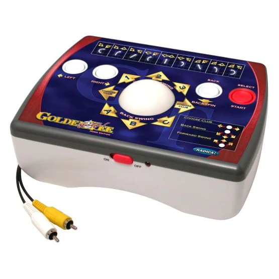 Radica Golden Tee Golf Plug &a; Play TV Video Game Arcade Golfing Stroke &a; Tournament