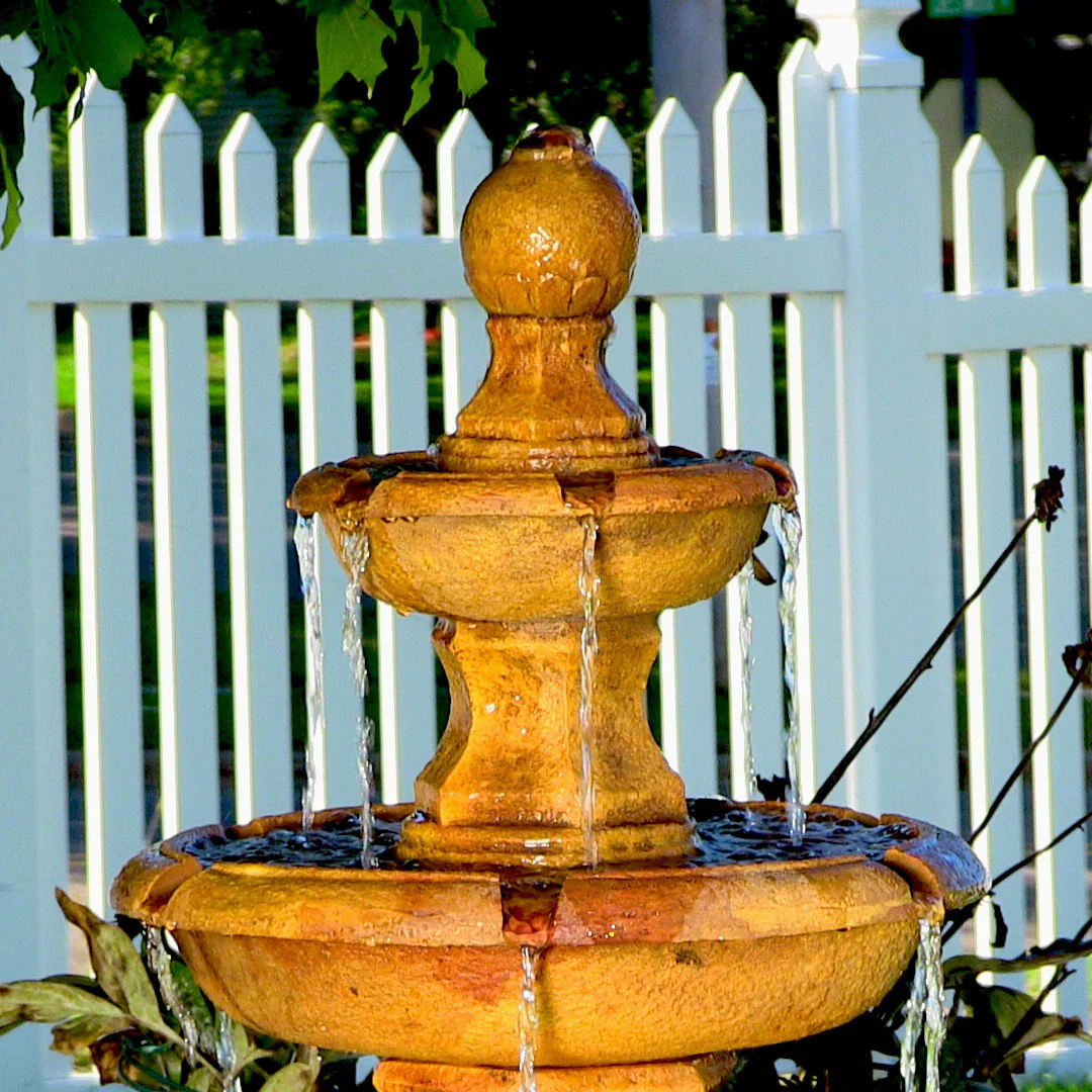 Sunnydaze Decor Tropical 3 Tier Electric Garden Water Fountain - 40 Inch Tall