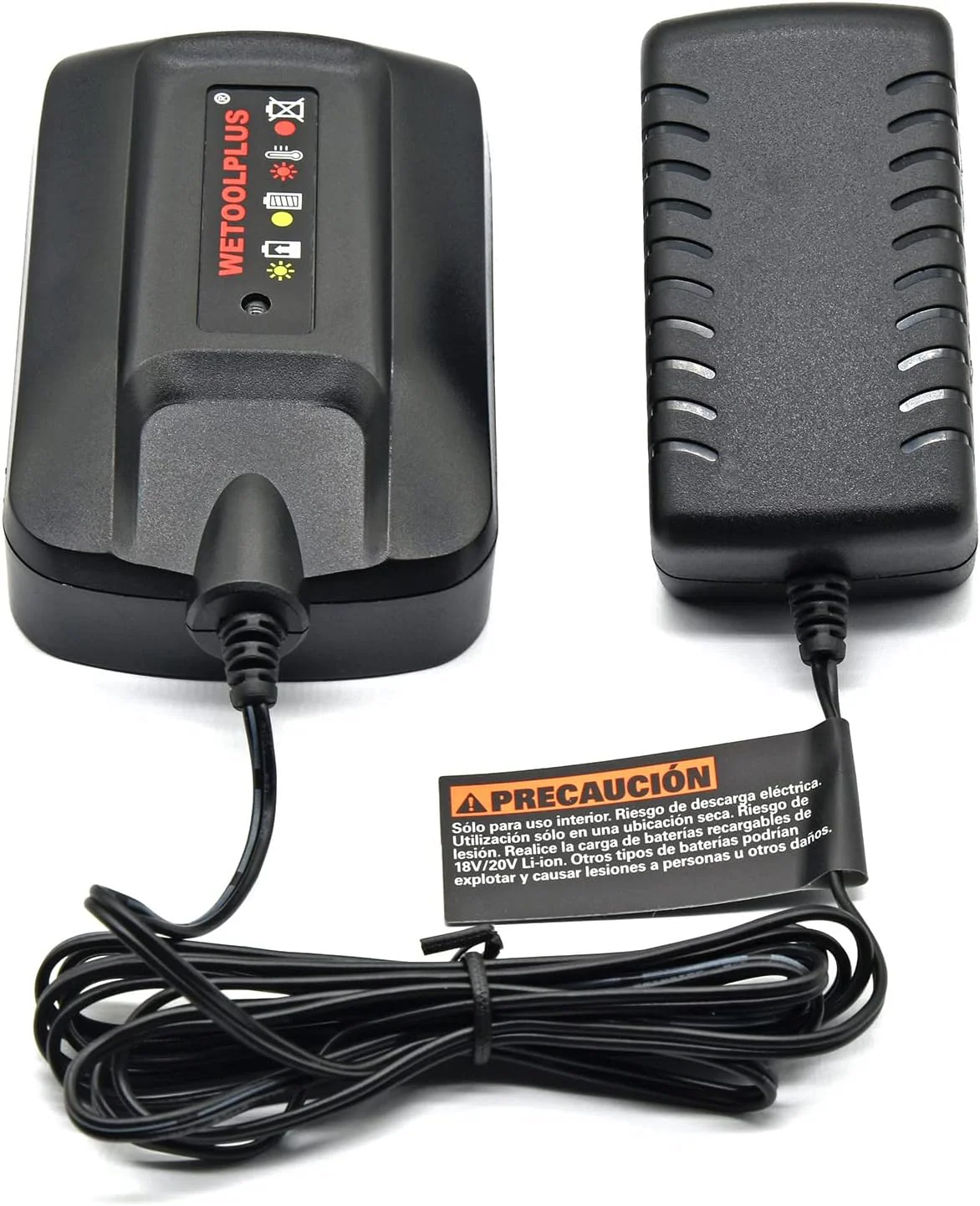 WTP WETOOLPLUS 20V Lithium-ion Battery Charger for Hyper Tough 20V Rechargeable Batteries Compatible with ACG318W1U
