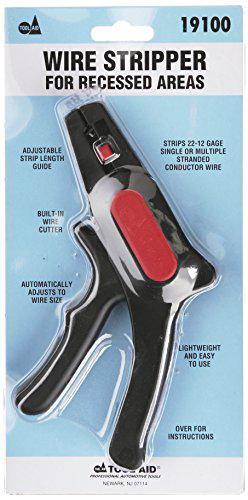 tool aid 19100 wire stripper for recessed areas
