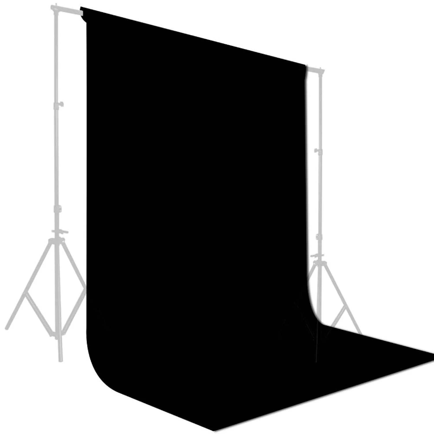 Zell Electronics Zell Black Backdrop Background For Photography Photo Booth Backdrop For Photoshoot Background Screen Video Recording Parties …