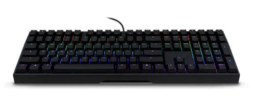 cherry mx board 3.0 s wired mechanical keyboard aluminum housing mx red silent switches for gaming and office