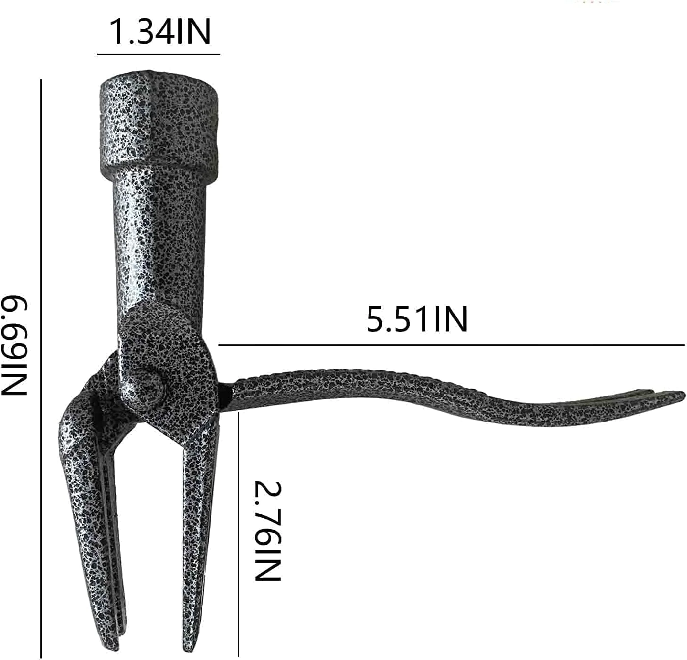 ILIKESTORE Heavy-Duty Stand Up Weed Puller Head Weed Picker Tool Gardening Hand Tools for Dandelion, Weeder Root Tool Made with Cast Steel