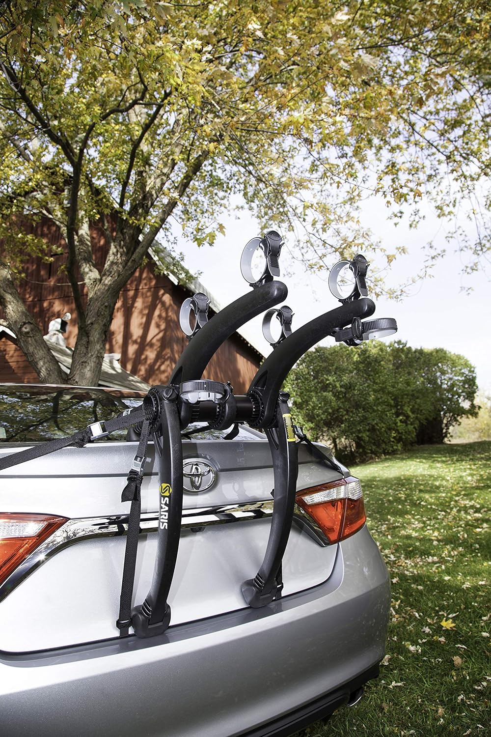 SARIS Bones Trunk Bike Rack, Bike Rack for Car and SUV, 2 Bikes