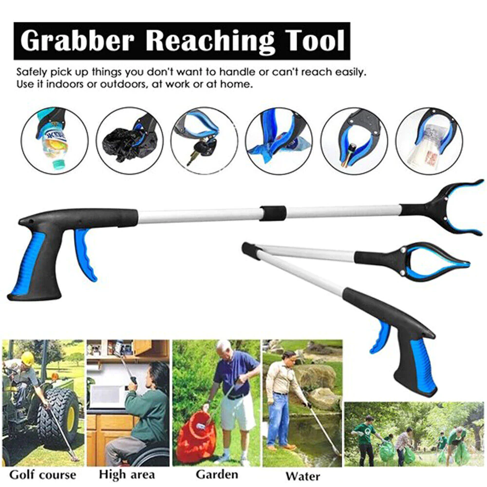 MM Electronicles Heavy Duty Grabber Tool Industrial Pick Up Stick Hand Grip Reach Trash Reacher