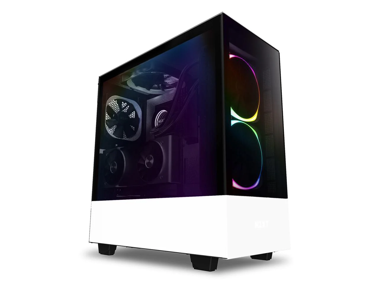 NZXT H510 Elite - Premium Mid-Tower ATX Case PC Gaming Case - Dual-Tempered Glass Panel - Front I/O USB Type-C Port - Vertical G