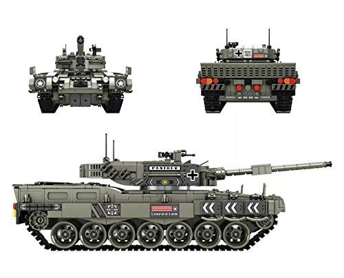 general jim\&s;s toys &a; bricks general jims army toys - world war 2 leopard heavy tank building blocks toy building set great build for teen and adults