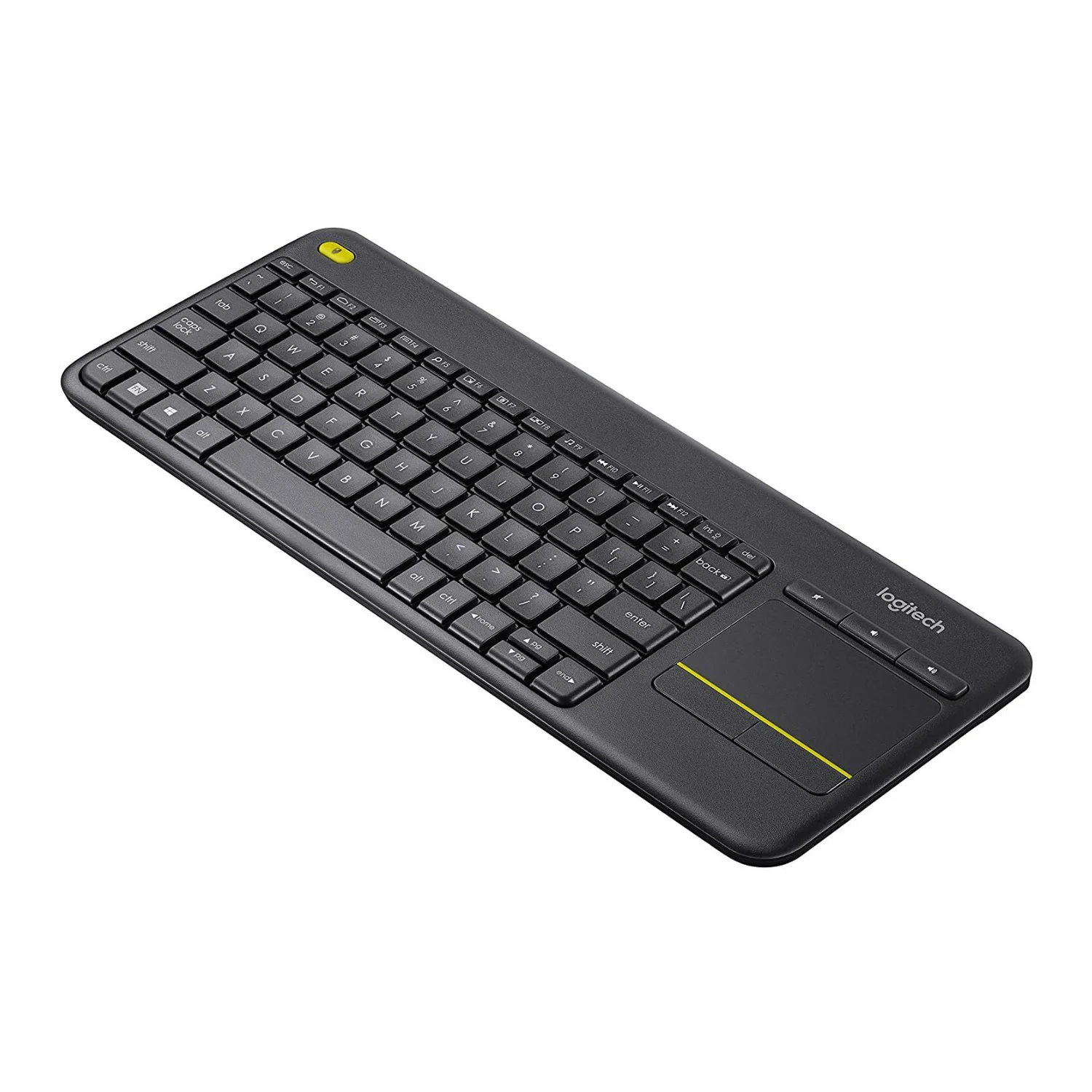 Logitech K400 Plus Wireless Touch HTPC Keyboard for PC Connected TVs