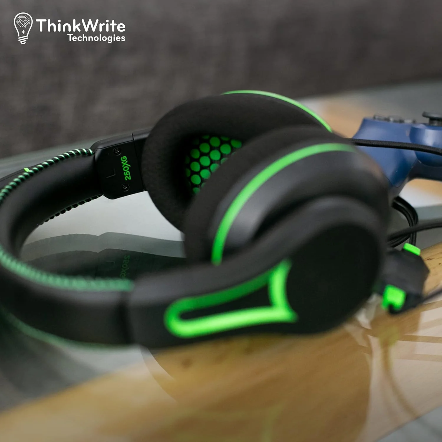 GCP Products Twt Audio Victory 250Xg, Premium Over-Ear Pc And Gaming Console Headset, Wired Headphones For Gaming With 3.5Mm Jack, Green