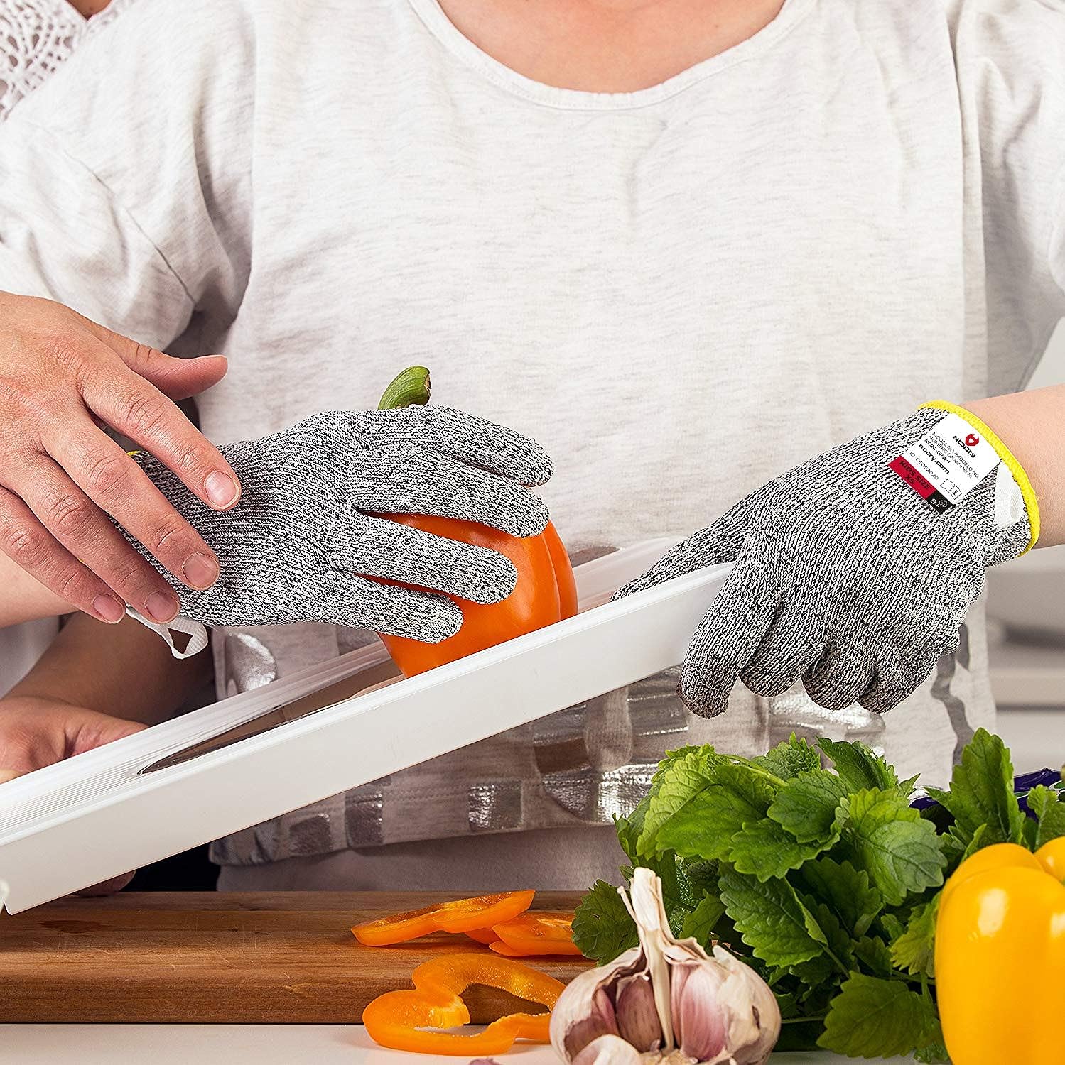 Generic NoCry Cut Resistant Gloves for Kids - High Performance Level 5 Protection, Food Grade. Free Ebook Included!