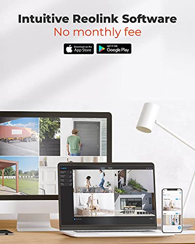 REOLINK PoE IP Camera Outdoor 5MP(2560x1920 at 30 FPS) HD Video Surveillance Work with Smart Home, 100ft IR Night Vision, Motion
