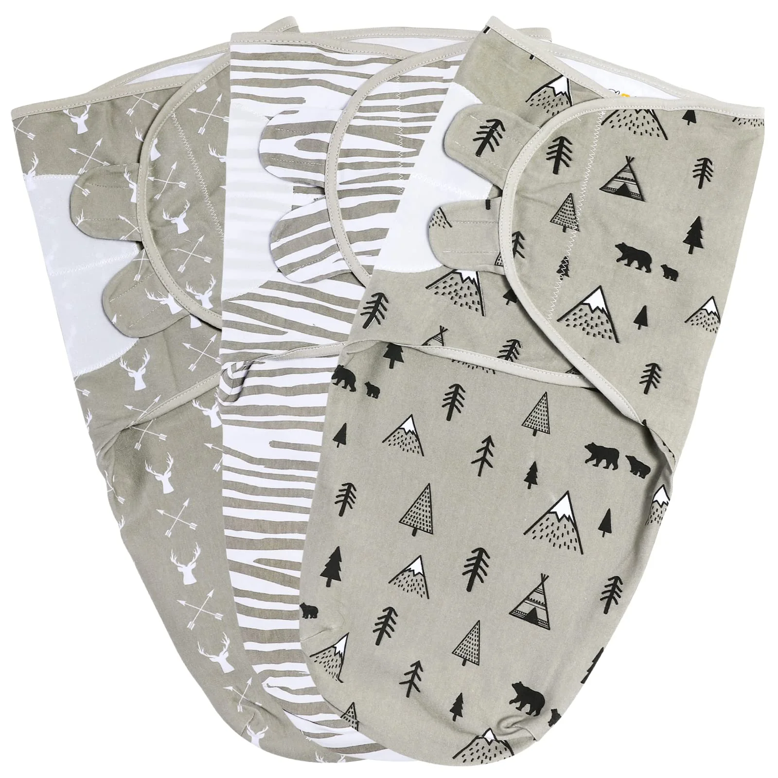 Mama Cheetah Baby Swaddle Blanket, Swaddle Wrap for Newborn and Infant, Adjustable Swaddle Set for Baby Boy and girl, Soft Organic cotton, La