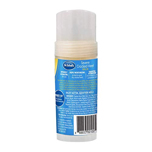 Dr. Scholl&s;s Dr. Scholls Cracked Heel Repair Balm 2.5oz, with 25% Urea for Dry Cracked Feet, Heals and Moisturizes for Healthy Feet