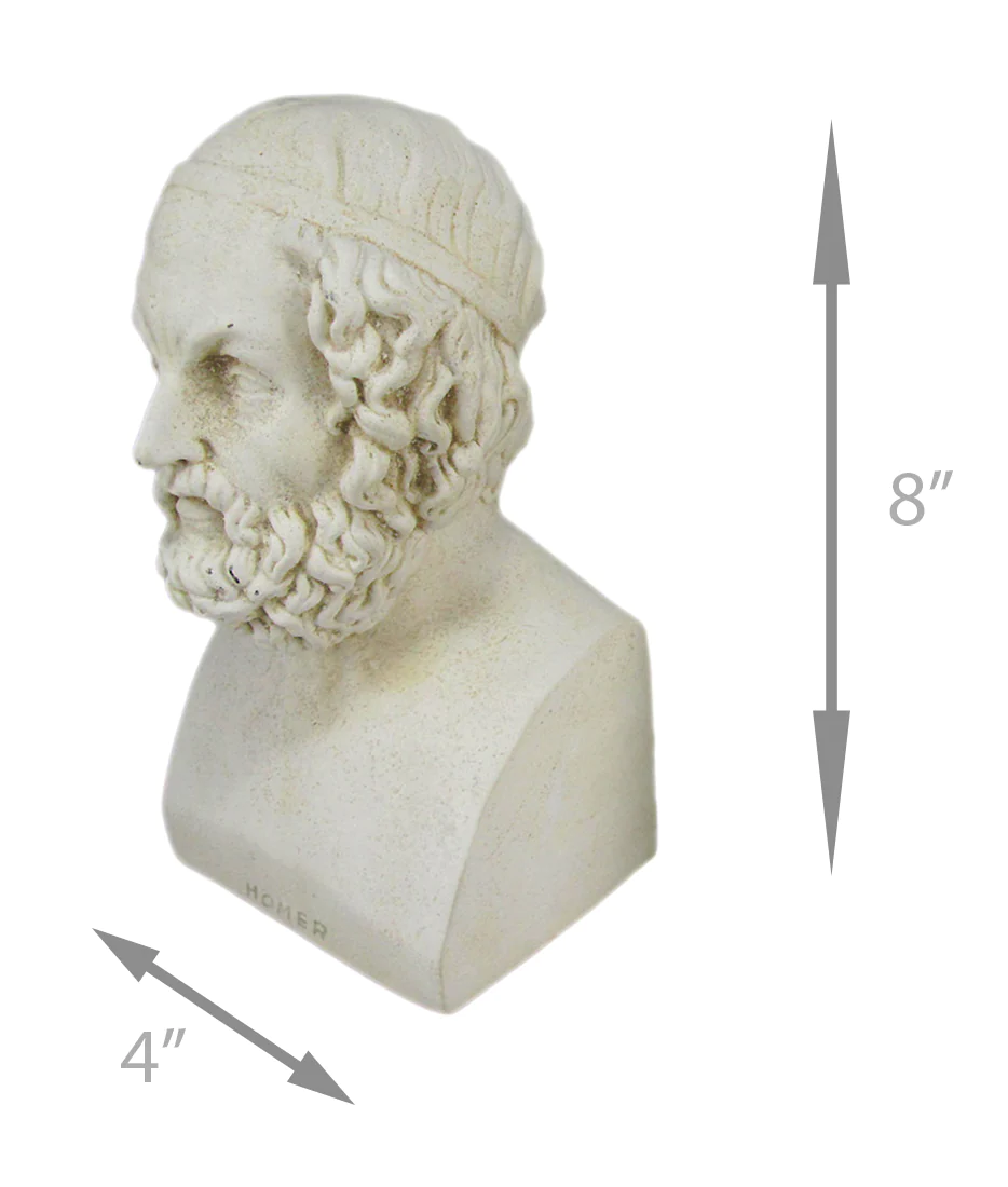 Zeckos Aristotle And Homer Bust Bookends Greek Philosophy