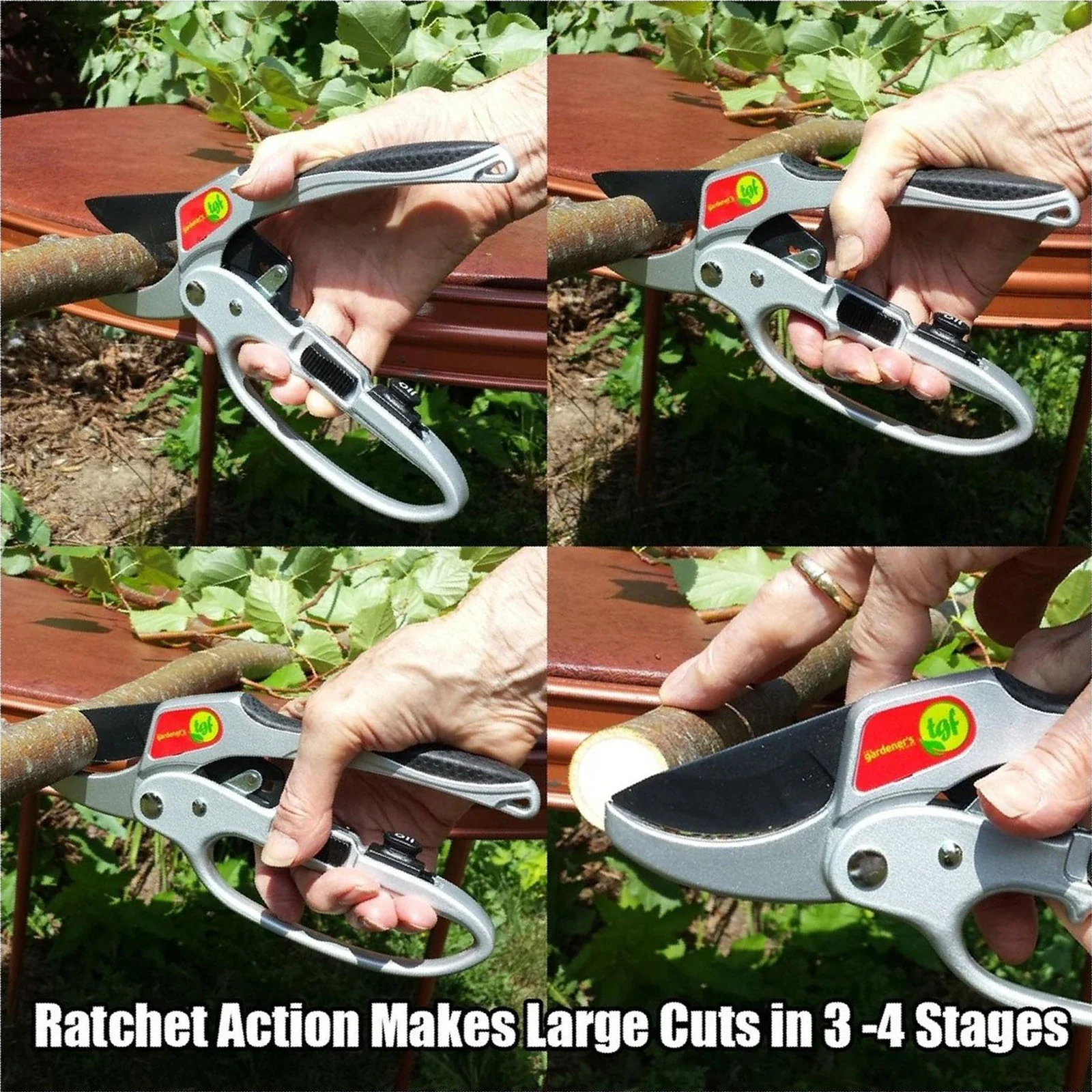 The Gardener&s;s Friend 31303 Pruners Ratchet Pruning Shears