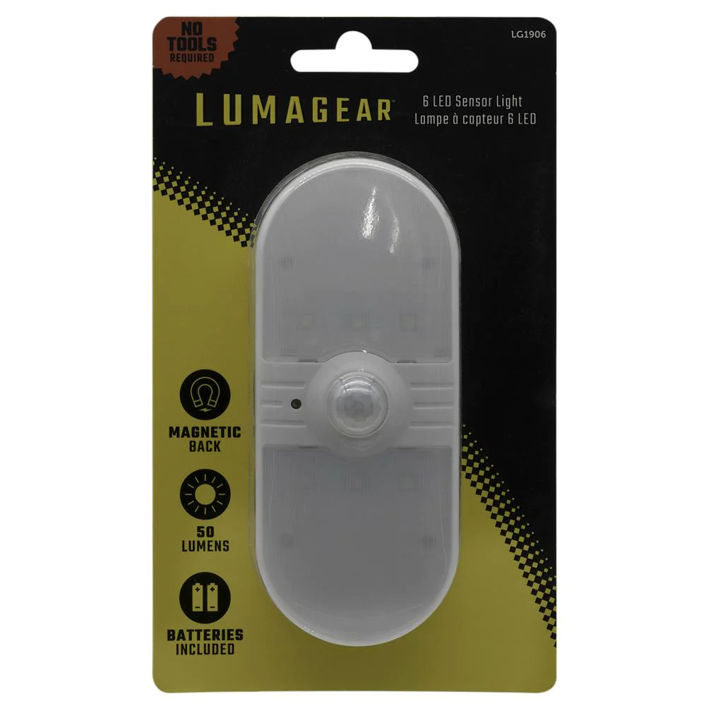 LumaGear 6 Led Sensor Light